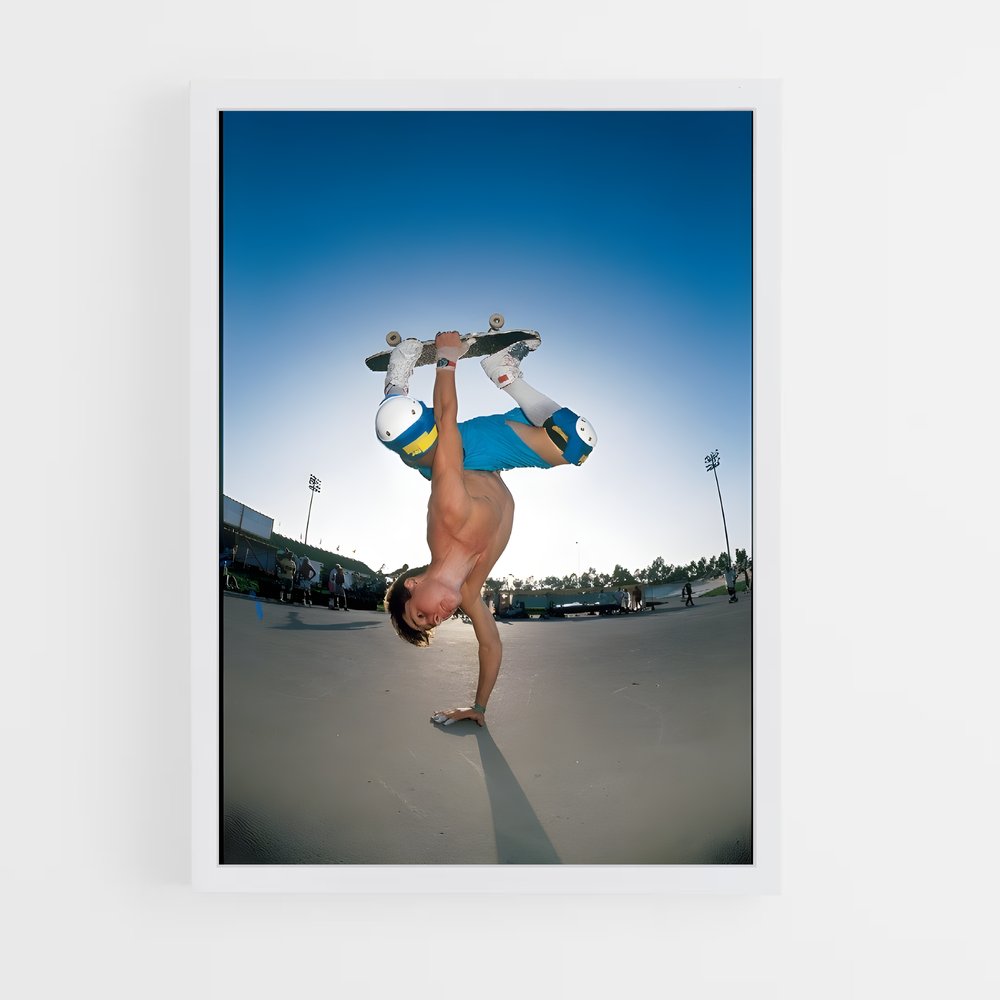 Poster Skate & Balance – affiche Skateboard (vue 3)